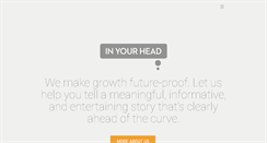 Desktop Screenshot of inyourhead.com